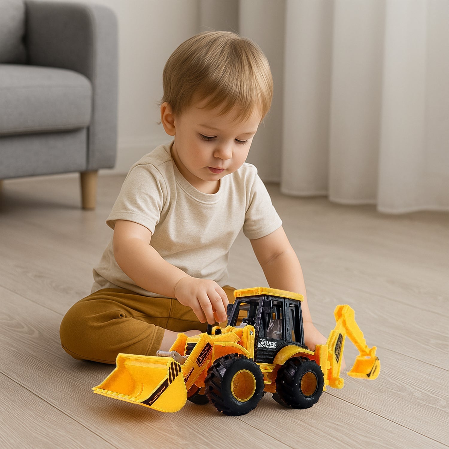 LALA DiggerForce Friction Powered Truck LALA DiggerForce Friction Powered Truck